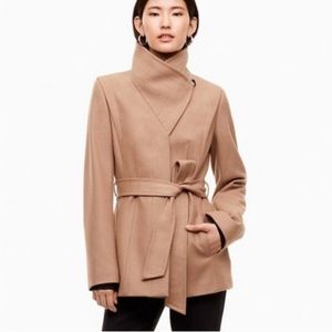 Babaton Tan Belted Jacket